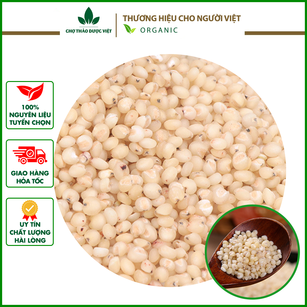 Y dĩ khô 100g, hạt bobo nếp, nguyên liệu hầm gà, nấu cháo, chè, trà lợi sữa sau sinh
