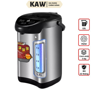 Bình Thủy Điện Đun Nước Nóng dung tích 5.8L, sôi nhanh, giữ ấm, cách nhiệt hiệu quả