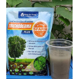 Chế phẩm nấm đối kháng Trichoderma plus Sfarm - Gói 1kg
