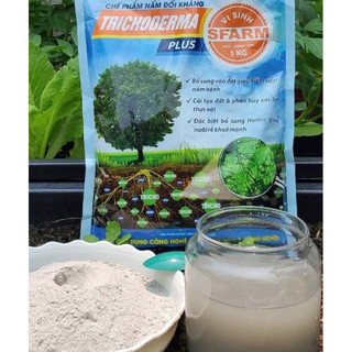 Chế phẩm nấm đối kháng Trichoderma plus Sfarm - Gói 1kg