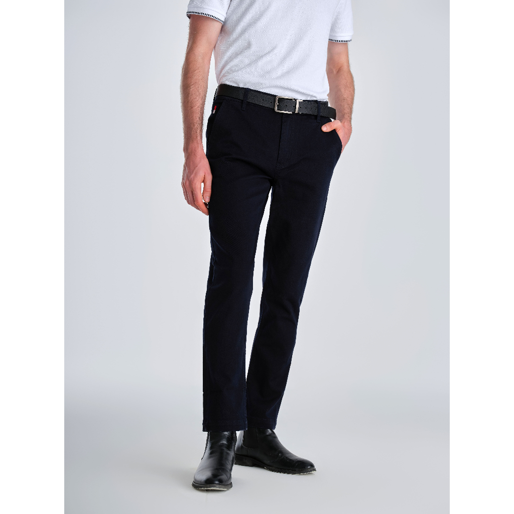 Beverly Hills Polo Club -Quần dài Nam Slim Fit CVC Spandex Navy NV- QKSL22V023