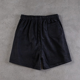 Quần Short Nhung Tăm Gori - Đen