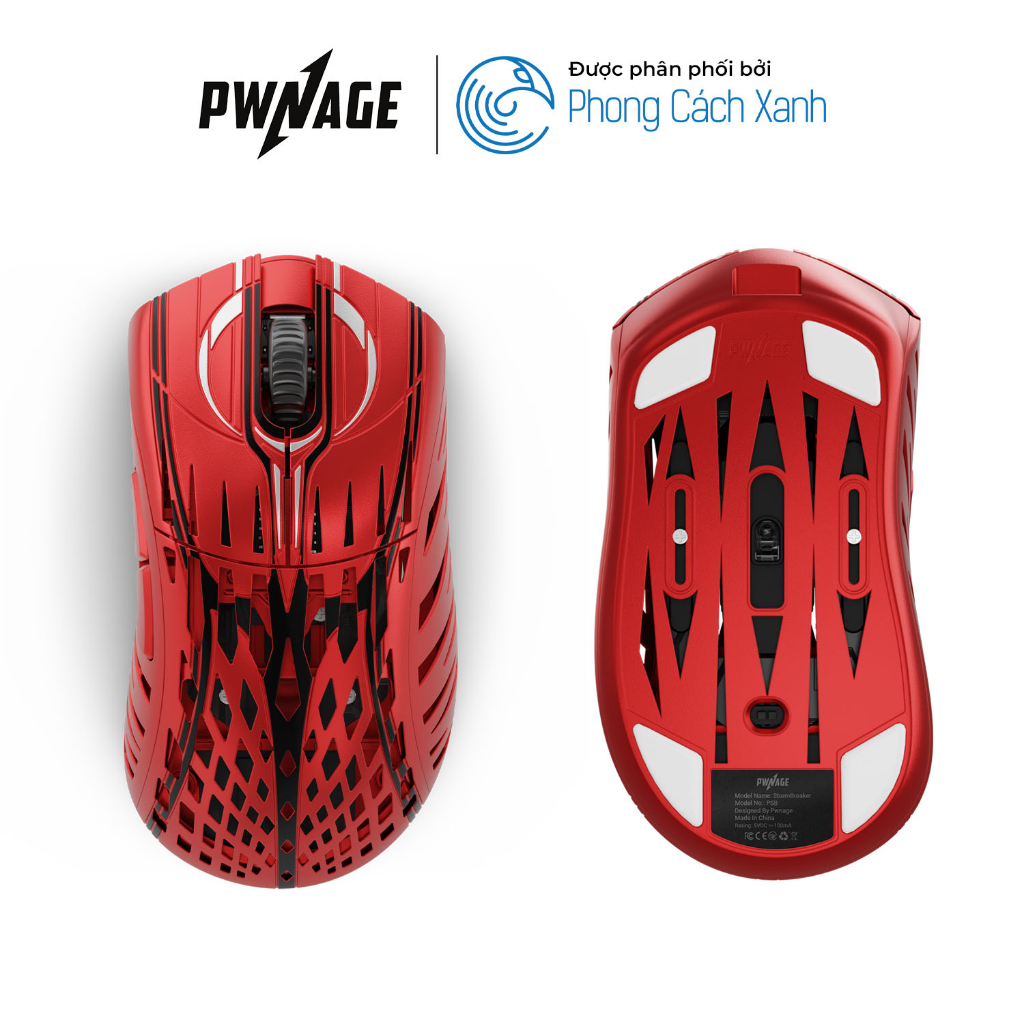 Chuột không dây siêu nhẹ Pwnage Stormbreaker - Hàng Chính Hãng