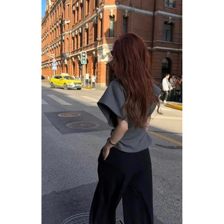 Áo chéo hàn chờm tay cúc vàng ECLIPSE CLOTHING