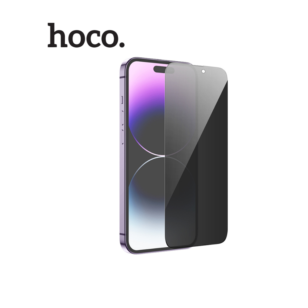 Kính chống nhìn trộm Hoco G15 chống xước full màn hình bảo vệ mắt mỏng nhẹ cho các dòng iPhone