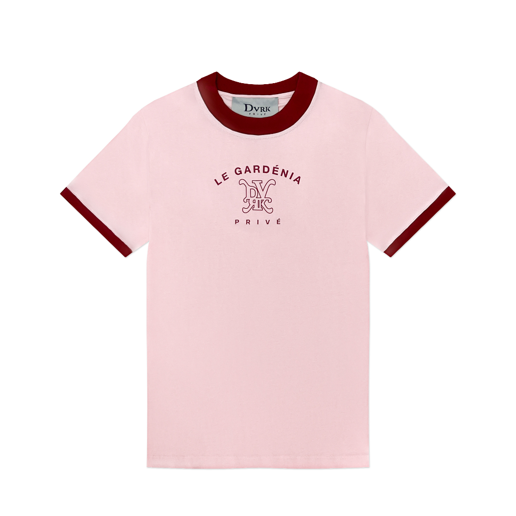 DVRK - Áo Thun Baby Tee Le Gardenia Lined Logo -DVRK-23SS