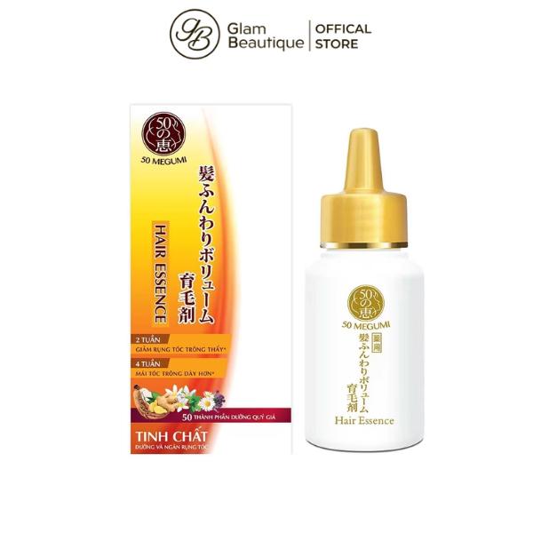 Tinh Chất Dưỡng Tóc 50 Megumi Hair Essence Ngăn Rụng Tóc 30ml Glam Beautique