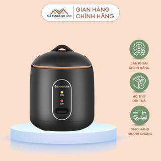 Nồi Cơm Điện Mini Chiago 1 Lít 2 Nồi Đa Năng Có Thể Xào Hấp Luộc An Toàn Tiện Ích | Gia Dụng Linh Linh