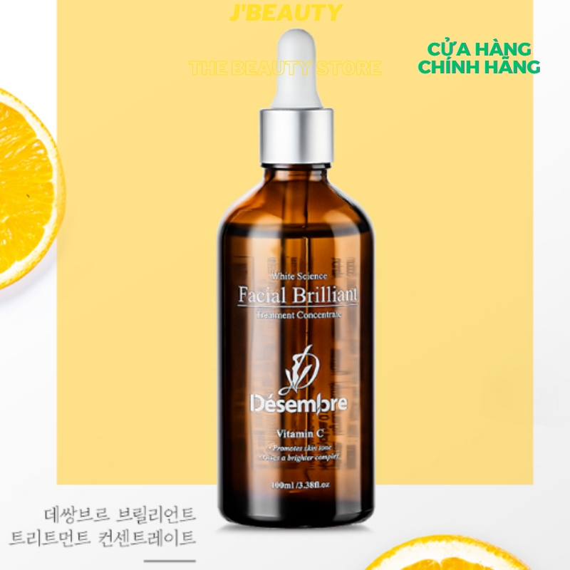 Tinh Chất Dưỡng Trắng Da Cô Đặc Désembre White Science Facial Brilliant Treatment Concentrate 30/100ml chính hãng.