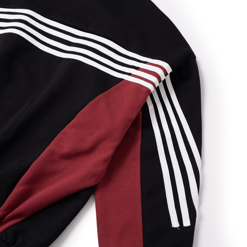 Áo tay dài Pullover BLISH - màu đen phối đỏ.