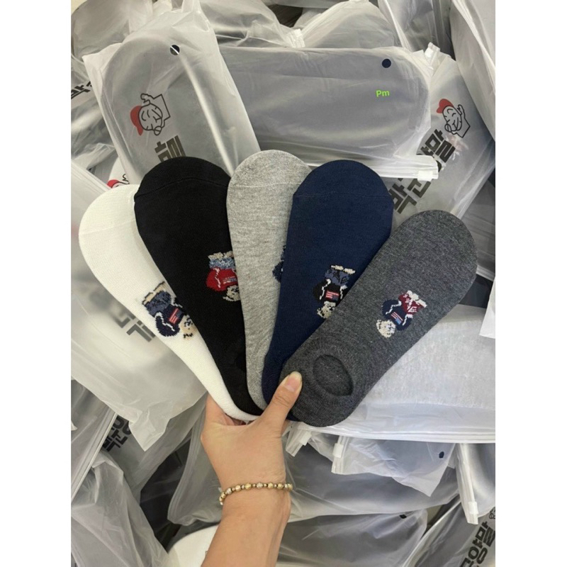 combo 5 đôi tất lười chống trượt aphon