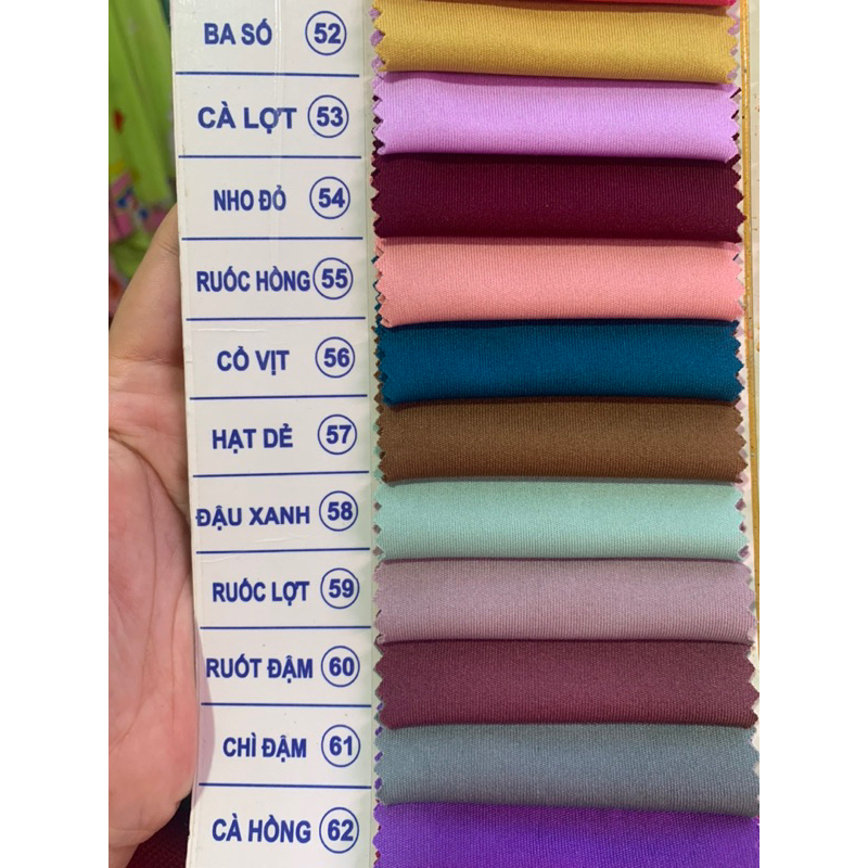Sỉ lẻ vải thun lạnh may ga gối, màn cửa, khăn trải bàn, khẩu trang
