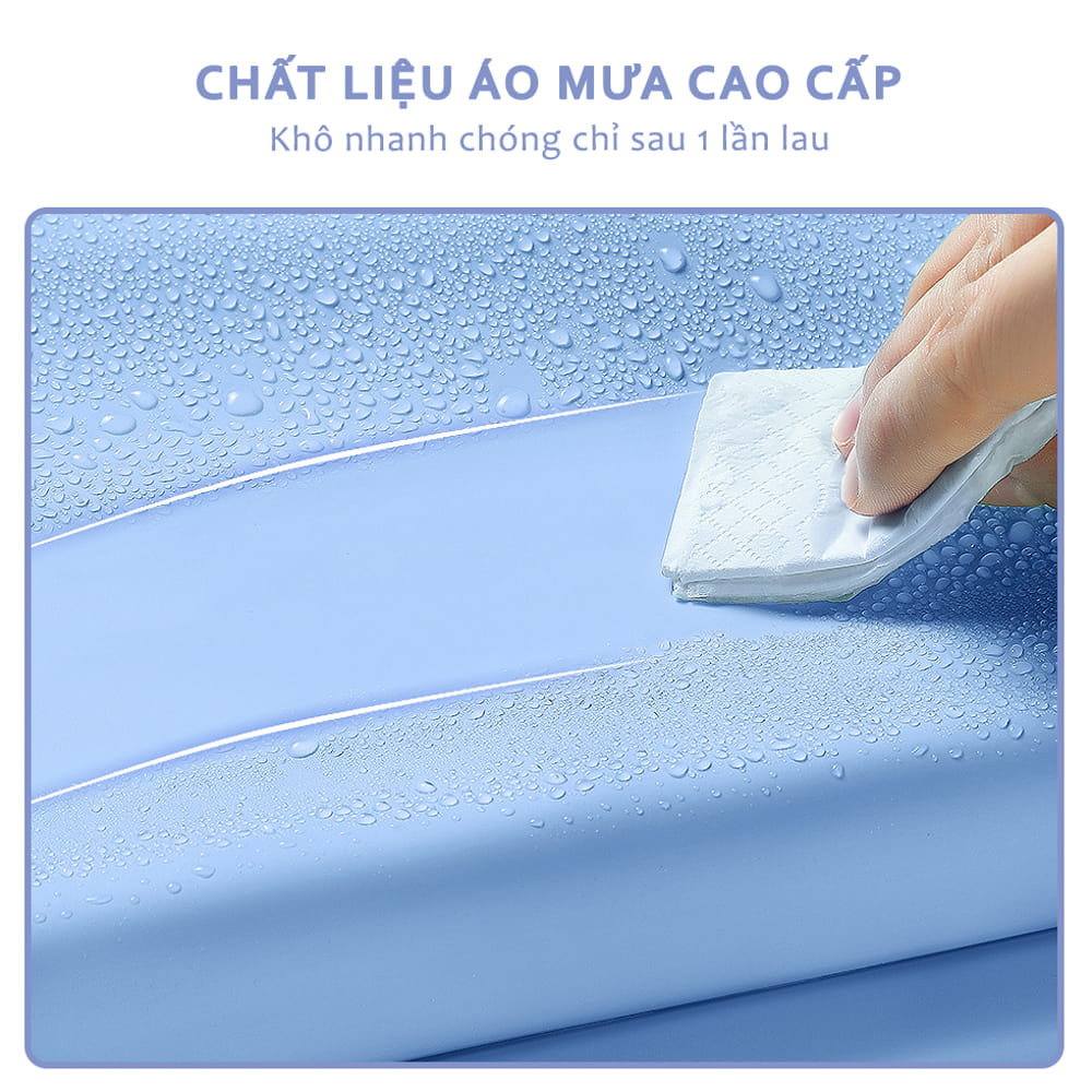 Áo Mưa Vạt Trước Trong Suốt Cho Mẹ Và Bé Siêu To, Che Phủ Toàn Thân Vành Đôi Chắn Mưa Chất Liệu Cao Cấp, Áo Mưa Cánh Dơi
