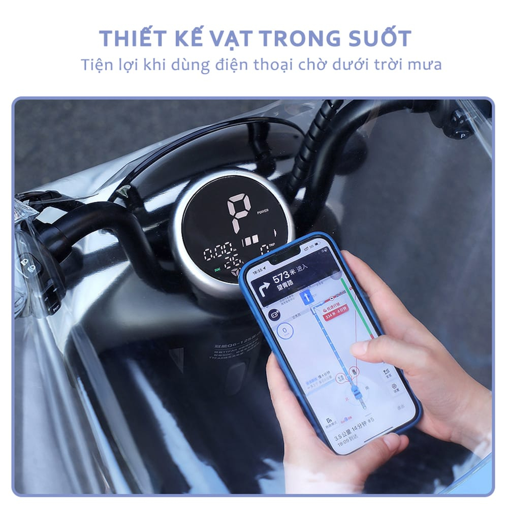 Áo Mưa Vạt Trước Trong Suốt Cho Mẹ Và Bé Siêu To, Che Phủ Toàn Thân Vành Đôi Chắn Mưa Chất Liệu Cao Cấp, Áo Mưa Cánh Dơi