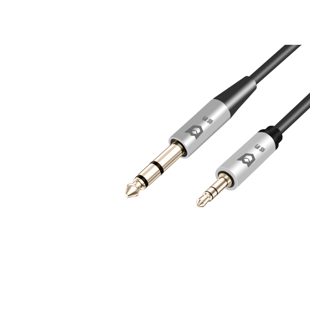 Dây Cáp 3 Ly Ra 6 Ly Micro Loa Karaoke 1.5M MH131 M-PARD, Hàng Chính Hãng, Hợp Kim Nhôm