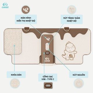 MÁY HÂM BÌNH SỮA DI ĐỘNG CHIBÉ WARM 3