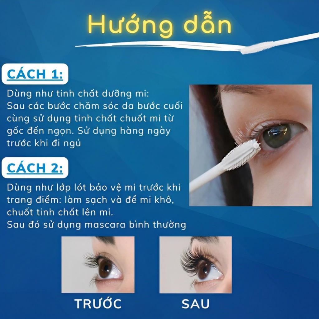 Serum Dưỡng Mi Eveline 8 in 1 Total Action Huyết Thanh Dưỡng Mi Dài Và Dày Mi 10ml