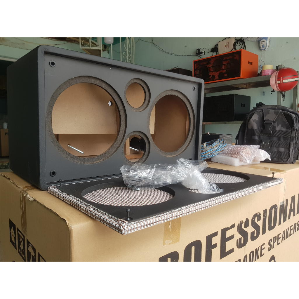 Box loa bọc da xách tay 20 đôi mạch 15x35