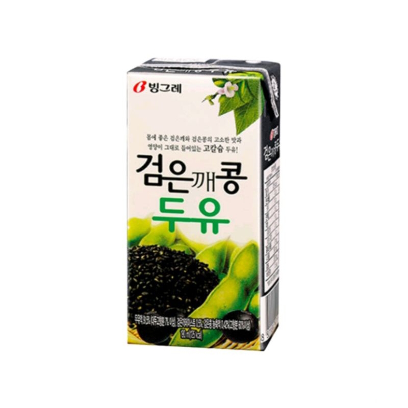 Sữa đậu nành mè đen Binggrae nhập khẩu hàn quốc hộp 200ml