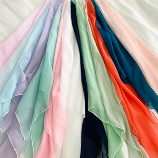⚡GIÁ SỈ⚡Mạn che mặt,khăn tay múa cổ trang nhiều màu chất liệu voan tơ mỏng mềm