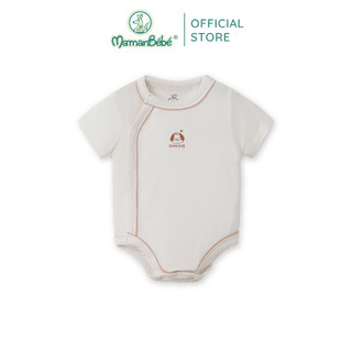 (MamanBébé chính hãng) Body chip cộc tay La Pomme baby kisses - Be