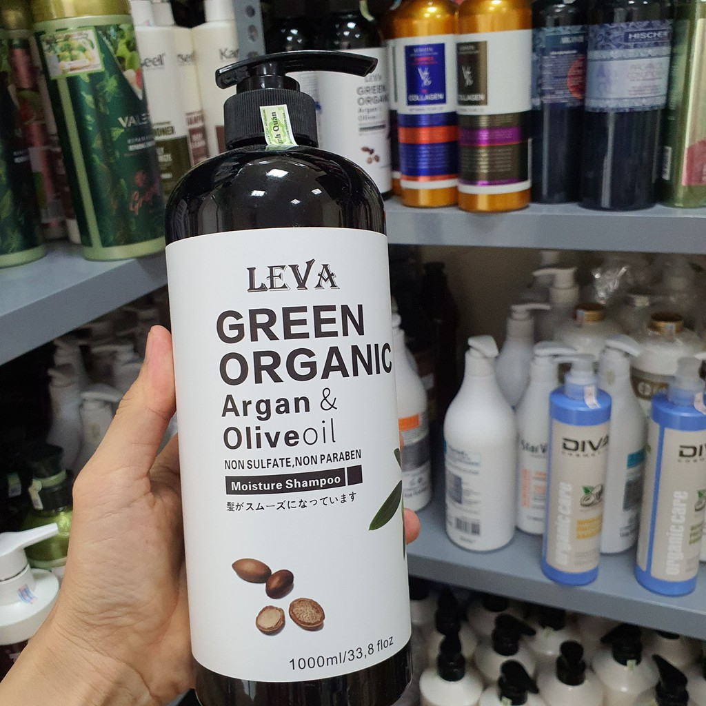 Dầu gội xả GREEN ORGANIC phục hồi tóc hư tổn khô sơ kiềm dầu sạch gàu, hương thơm nước hoa | Centella.official