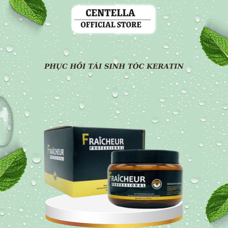 Kem ủ hấp tóc Fraicheur 500ML phục hồi tóc khô xơ hư tổn chuyên sâu hương nước hoa | Centella.official