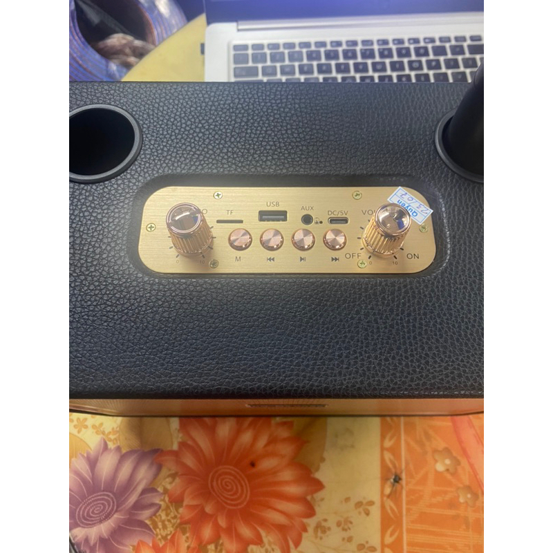 Loa blutooth Booms bass M4202 kèm 2 micro  Loa to, bass mạnh, hàng đẹp