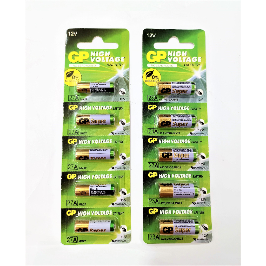 Pin A23/A27 (12v) GP vỉ 5 viên