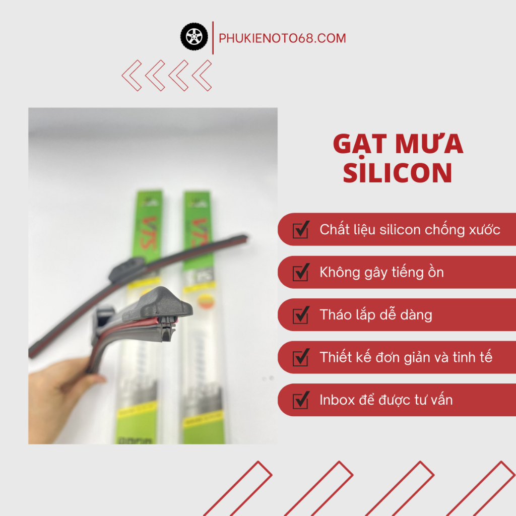 Gạt mưa lưỡi kép - Gạt mưa oto cao cấp Honda ACCORD, CITY, CIVIC, CR-V, HRV, JAZZ, ODYSSEY, BRIO,...