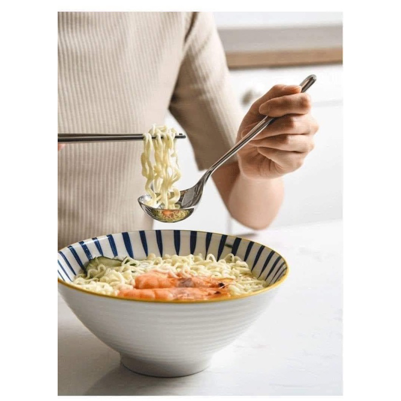 Set 5 muôi inox sâu lòng cao cấp dài 20.5cm