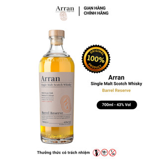 Rượu whisky arran single malt barrel reserve nồng độ alc 43.0% 700ml