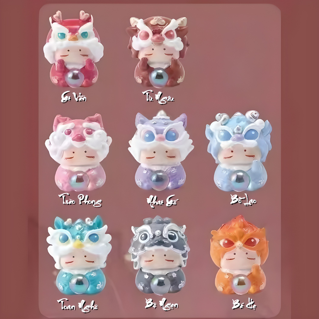 Đồ chơi giải trí BLIND BOX - HỘP MÙ mô hình mini cute trải nghiệm ngẫu nhiên làm quà tặng, đồ trang trí Đông Hải Di Châu