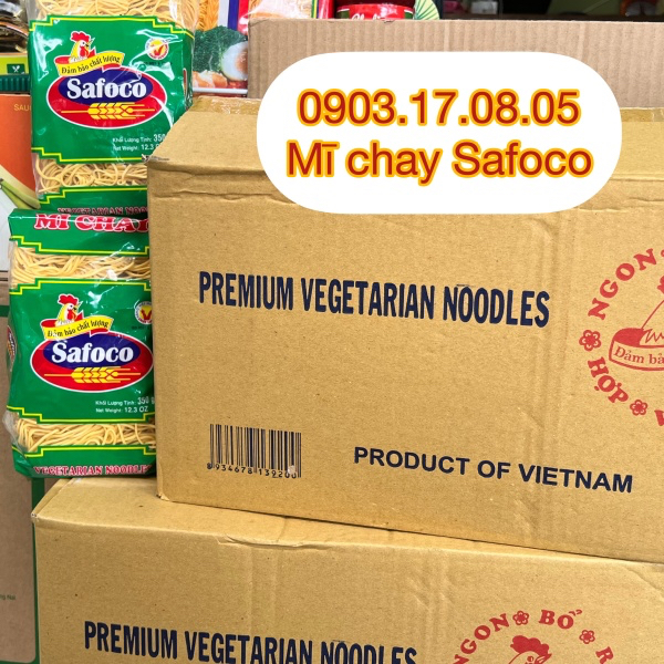 Mì chay thượng hạng Safoco (Thùng 12 gói 350gr)