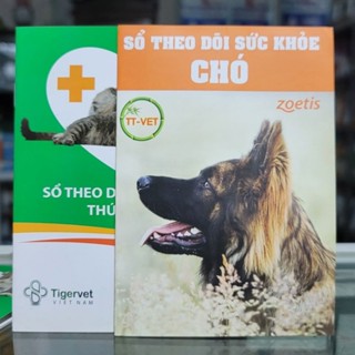 Sổ chứng nhận và theo dõi sức khỏe, tiêm phòng cho chó mèo, giao sổ ngẫu nhiên