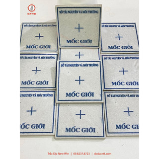 Mốc sứ, Mốc đinh thép trắc địa