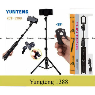 Gậy chụp ảnh 3 chân cao cấp yunteng, kèm remote