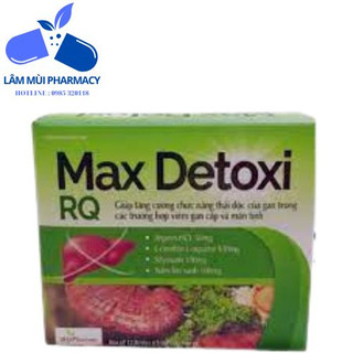 Max detoxi - bổ gan, giải độc gan, hạ men gan