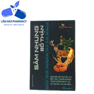Sâm Nhung Bổ Thận RQ bổ thận+ mạnh gân cốt+ yếu sinh lý