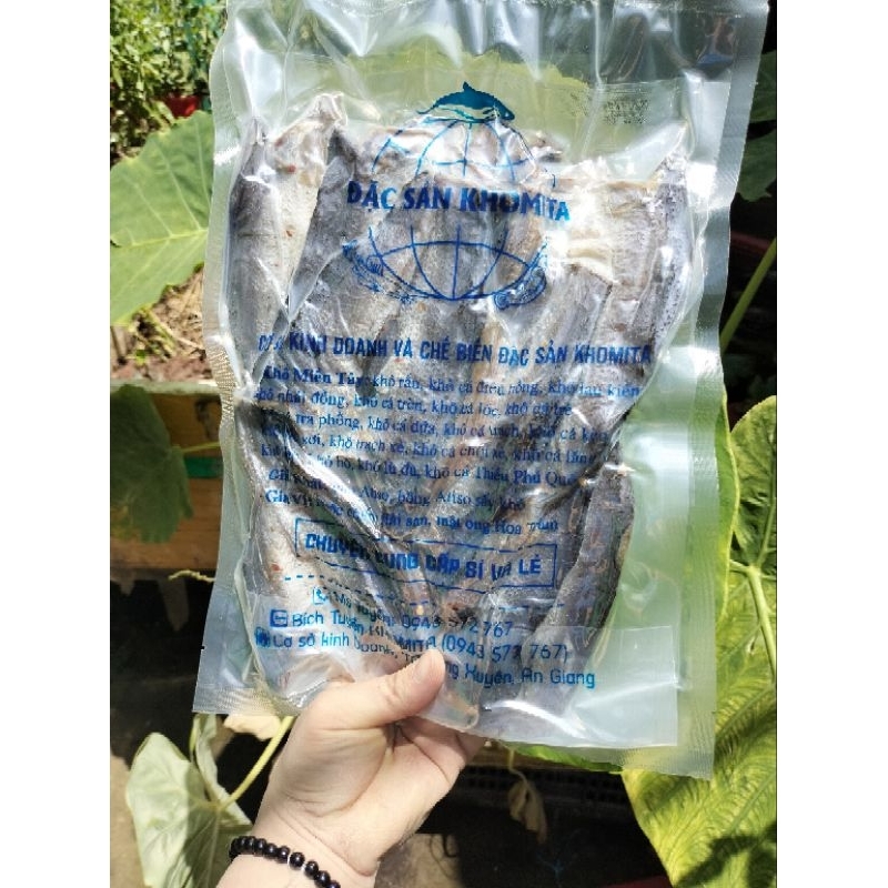 Khô cá lóc đồng Đặc sản KHOMITA 4 nắng 500g, khô sạch thấy là thèm!