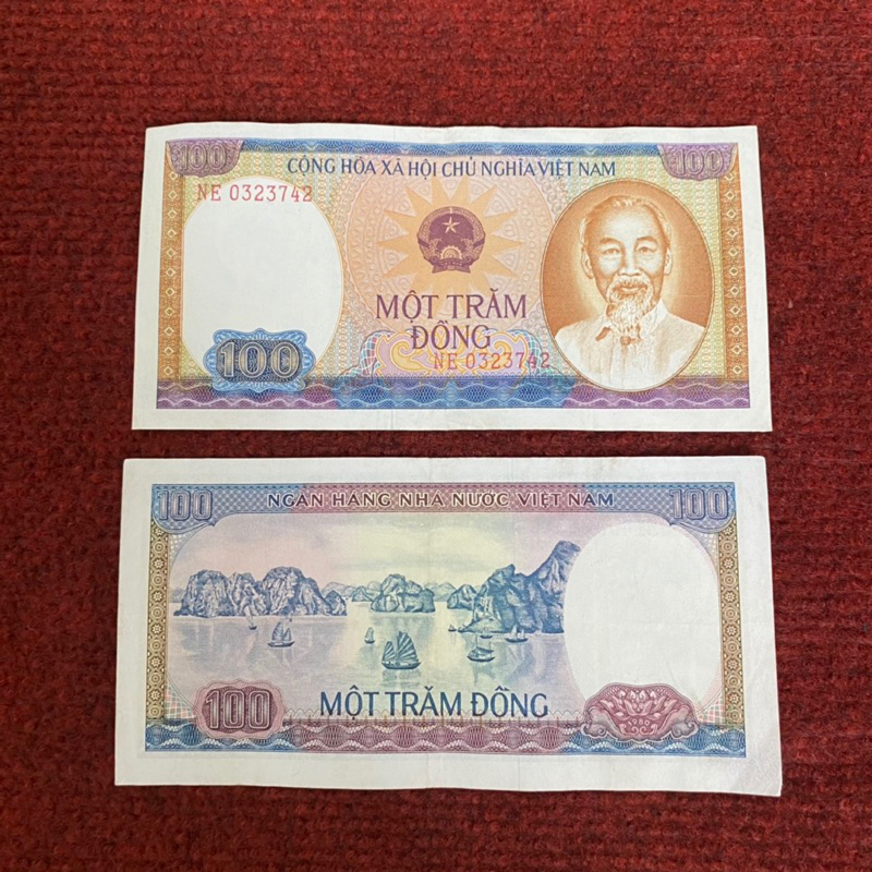 Tờ xưa 100đ Quả trứng năm 1980 sưu tầm xưa