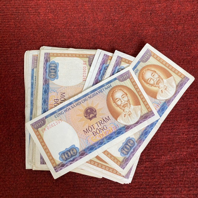 Tờ xưa 100đ Quả trứng năm 1980 sưu tầm xưa