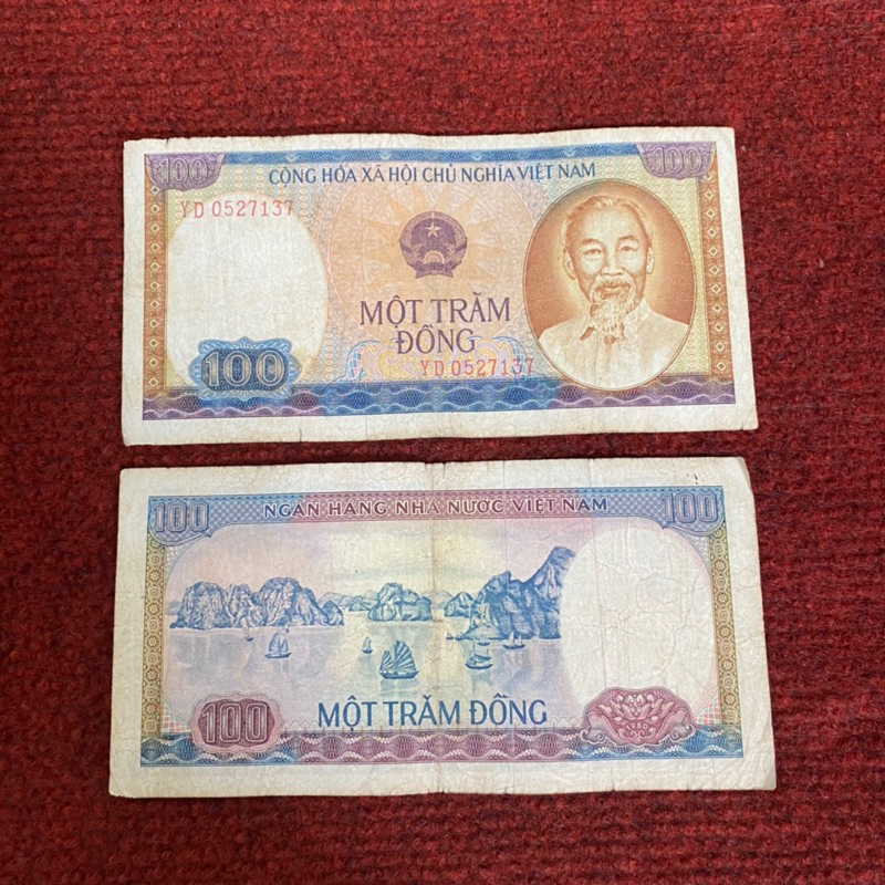 Tờ xưa 100đ Quả trứng năm 1980 sưu tầm xưa