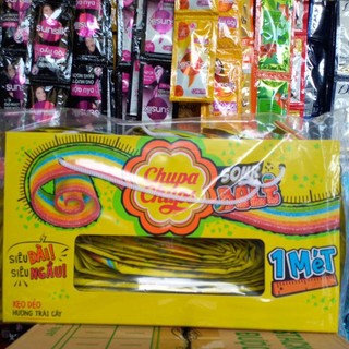 1 hộp  CHUPA CHUPS cầu vồng  1 mét