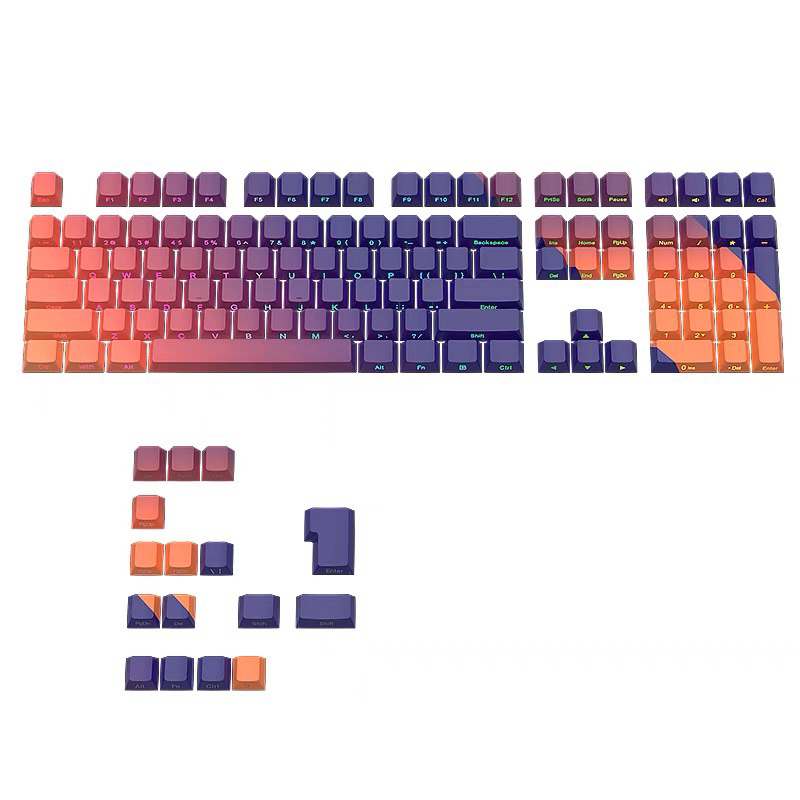 𝐊𝐄𝐘𝐂𝐀𝐏 𝐛𝐚̀𝐧 𝐩𝐡𝐢́𝐦 𝐦𝐚́𝐲 𝐭𝐢́𝐧𝐡 𝐆𝐫𝐚𝐝𝐢𝐞𝐧𝐭 / 𝐏𝐁𝐓 𝟏𝟐𝟒𝐩𝐡𝐢́𝐦 / Profile Cherry