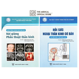 Sách - combo bài giảng phẫu thuật thần kinh và hồi sức ngoại thần kinh cơ bản tmos