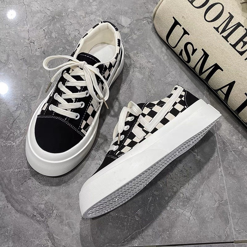 Giày nữ thể thao Dây bản to quai tết độn đế cao cấp