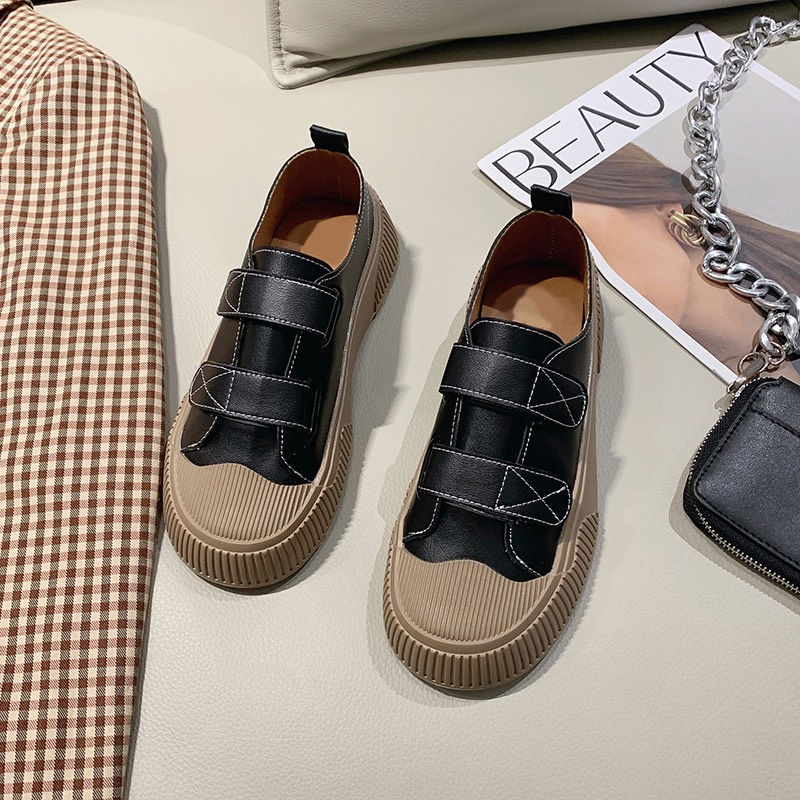 Giày nữ thể thao Dây bản to quai tết độn đế cao cấp