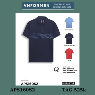 Áo polo nam Aristino cổ bẻ lịch sự from ôm APS160S2
