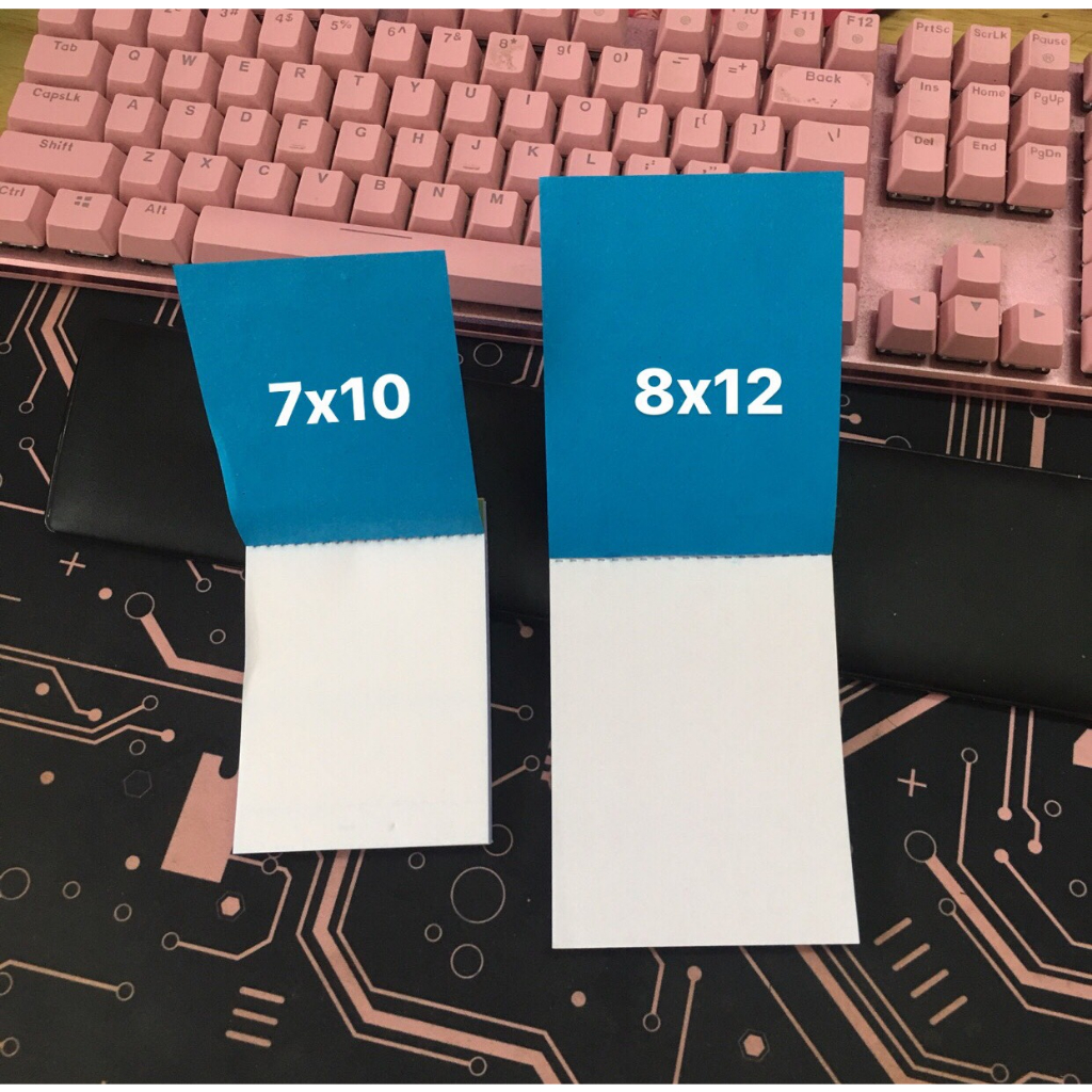 Combo 10 cuốn Cùi xé 7x10, 8x12 2 Liên